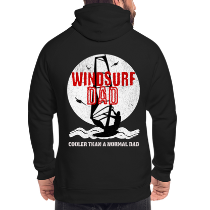 Unisex Bio-Hoodie -windsurf dad- - Schwarz