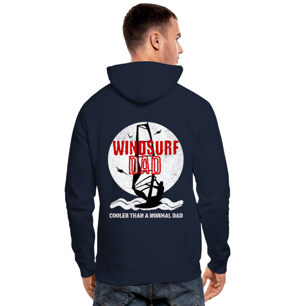 Unisex Bio-Hoodie -windsurf dad- - Navy