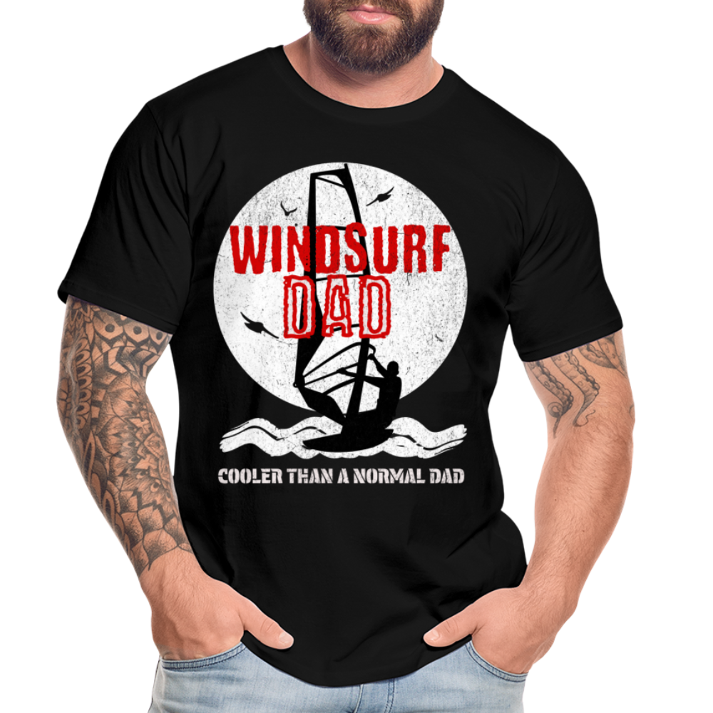 Männer Premium T-Shirt -windsurf dad- - Schwarz