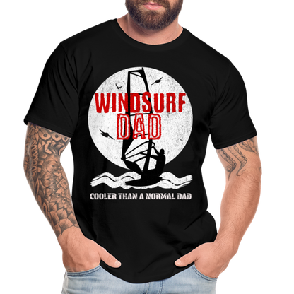 Männer Premium T-Shirt -windsurf dad- - Schwarz