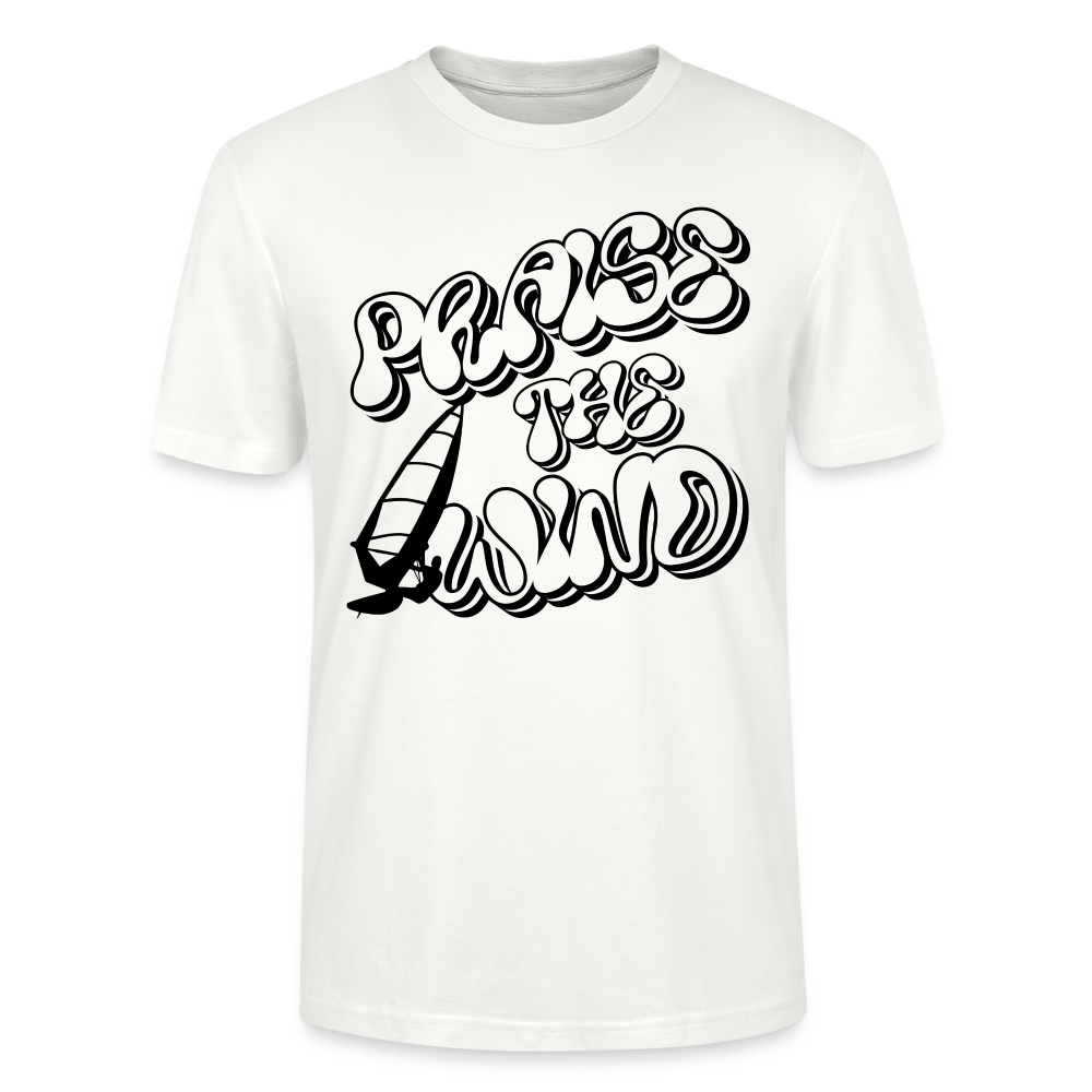 Männer T-Shirt - praise the wind - - Weiß