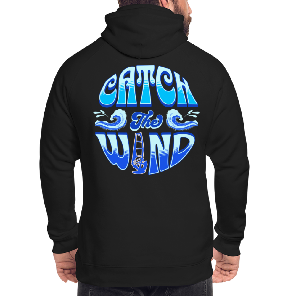 Unisex Bio-Hoodie -catch the wind- - Schwarz