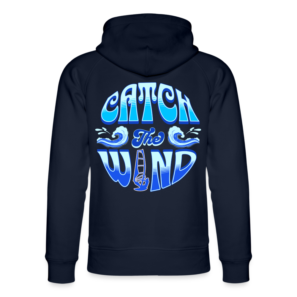 Unisex Bio-Hoodie -catch the wind- - Navy