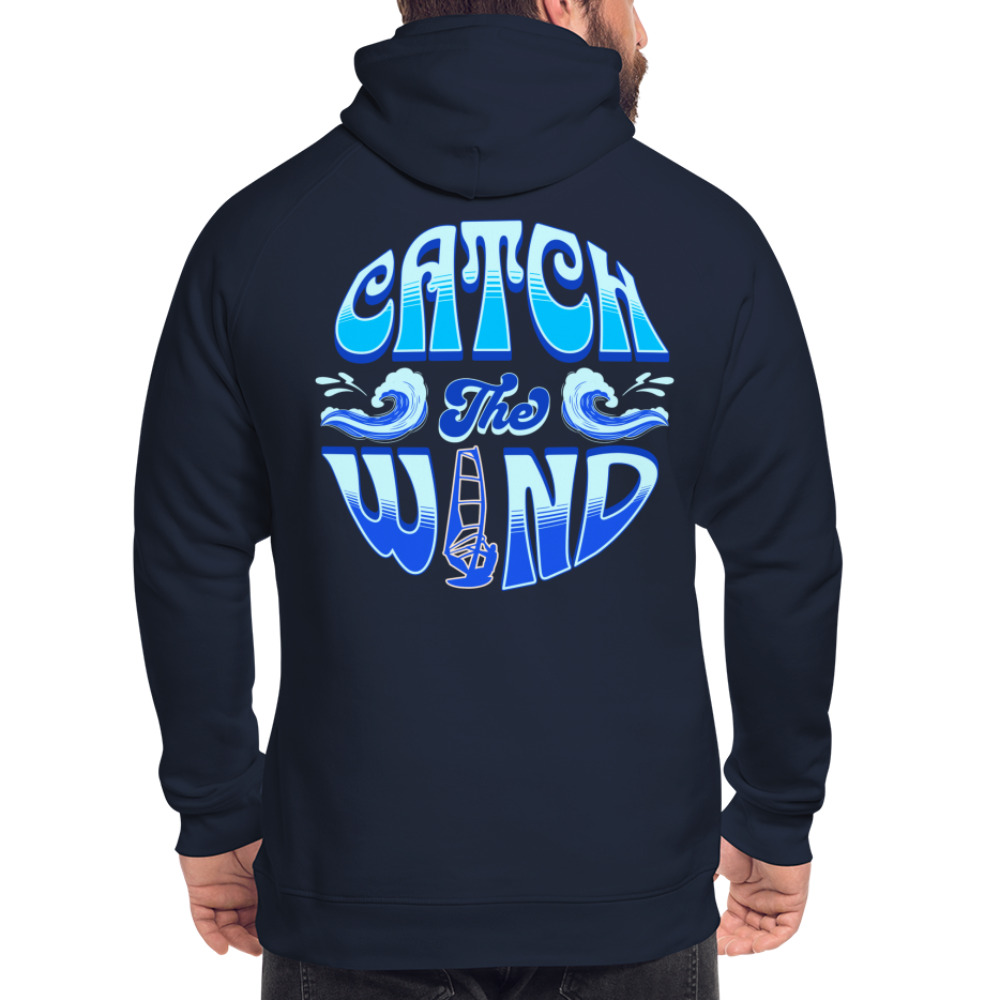 Unisex Bio-Hoodie -catch the wind- - Navy