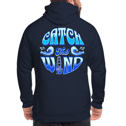 Unisex Bio-Hoodie -catch the wind- - Navy