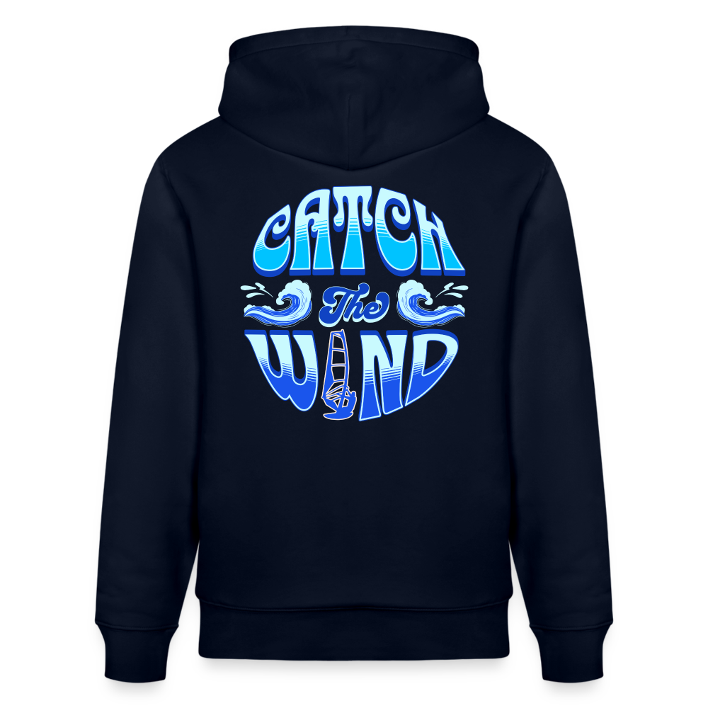 Unisex Bio-Hoodie -catch the wind- - Navy