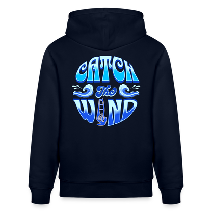 Unisex Bio-Hoodie -catch the wind- - Navy