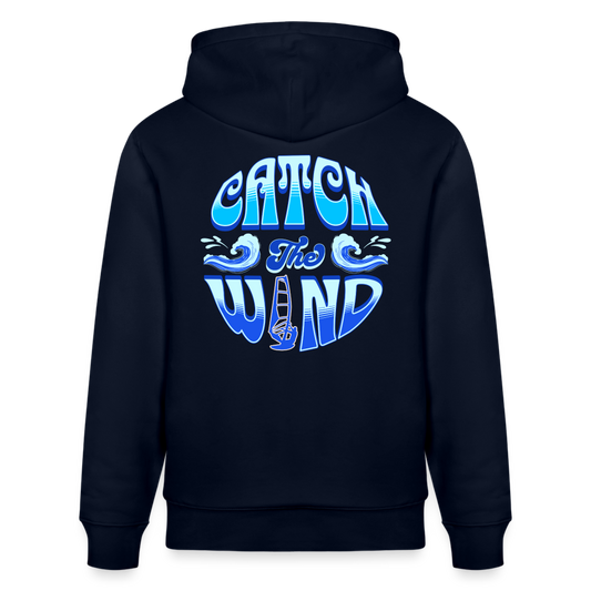 Unisex Bio-Hoodie -catch the wind- - Navy