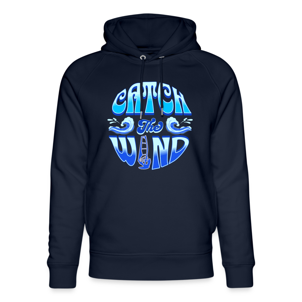 Unisex Bio-Hoodie -catch the wind- - Navy