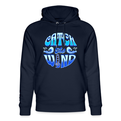 Unisex Bio-Hoodie -catch the wind- - Navy