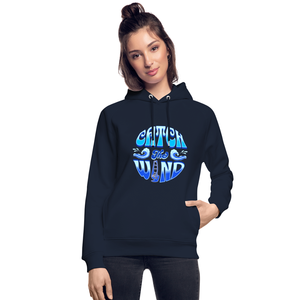 Unisex Bio-Hoodie -catch the wind- - Navy