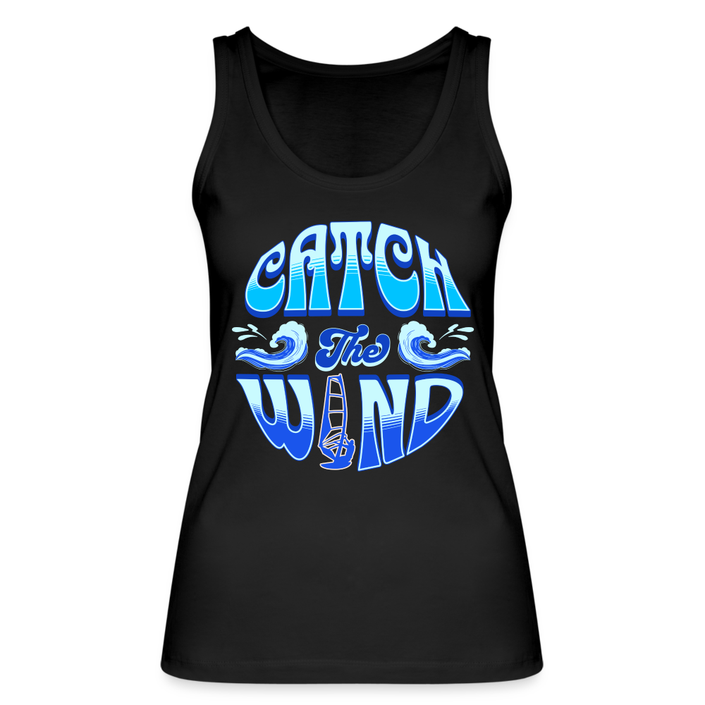 Frauen Tank Top -catch the wind- - Schwarz