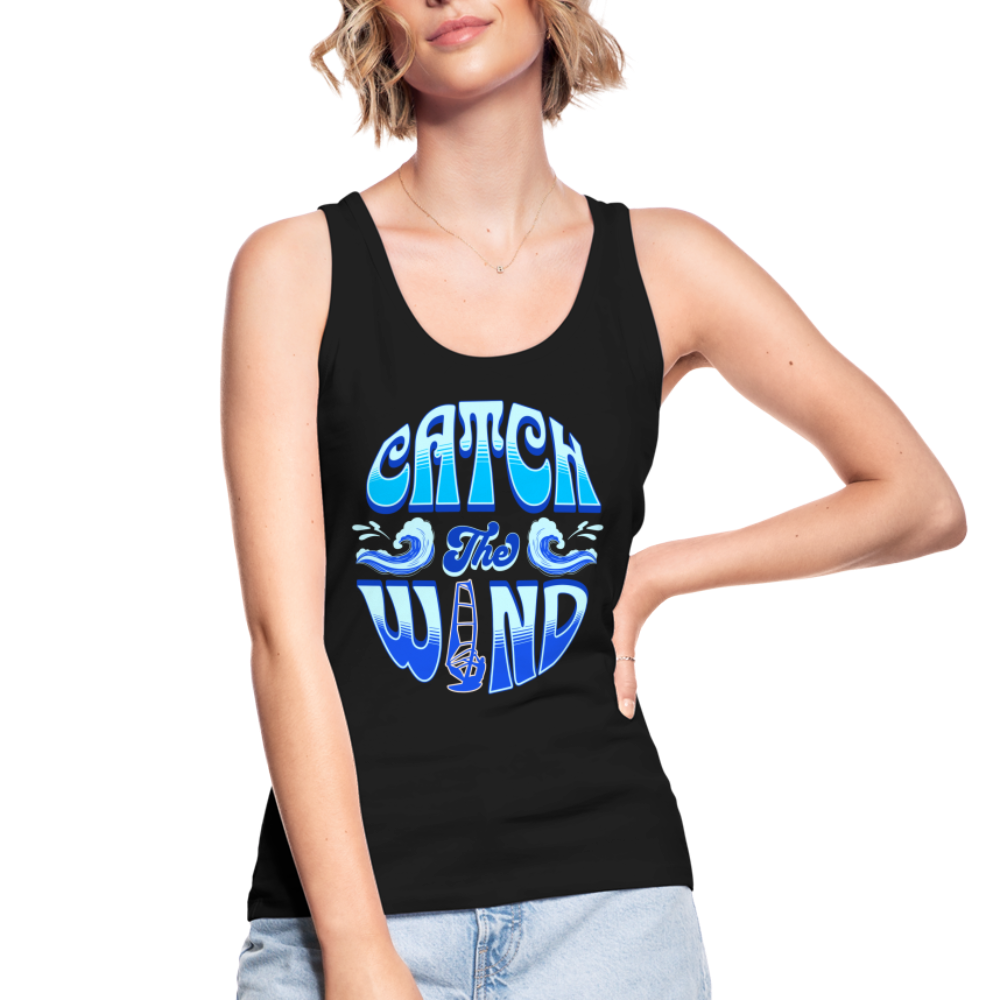 Frauen Tank Top -catch the wind- - Schwarz