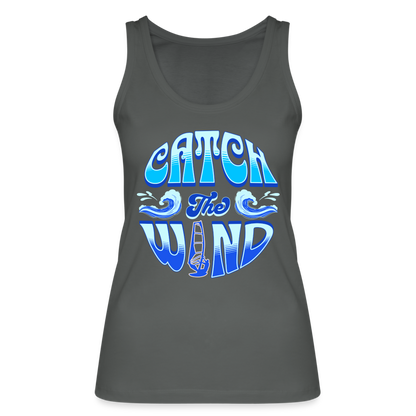 Frauen Tank Top -catch the wind- - Anthrazit