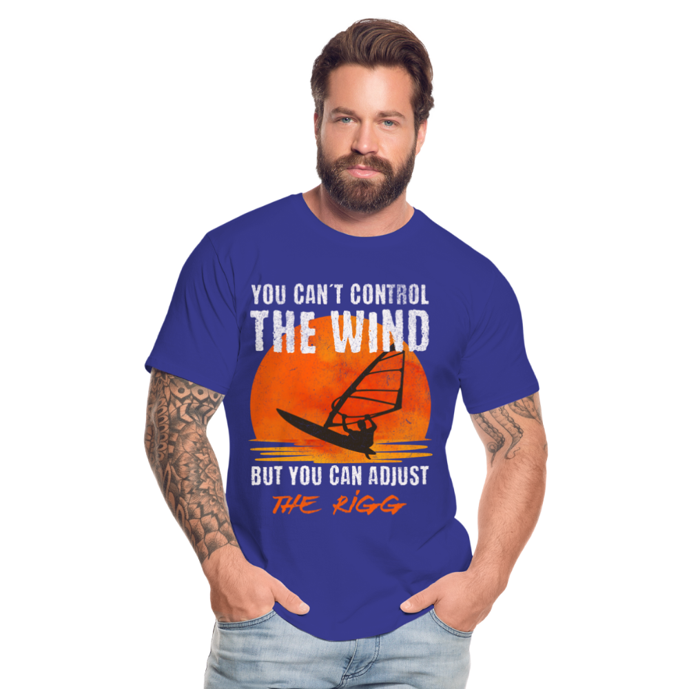 Männer Premium T-Shirt -you can´t control the wind- - Königsblau