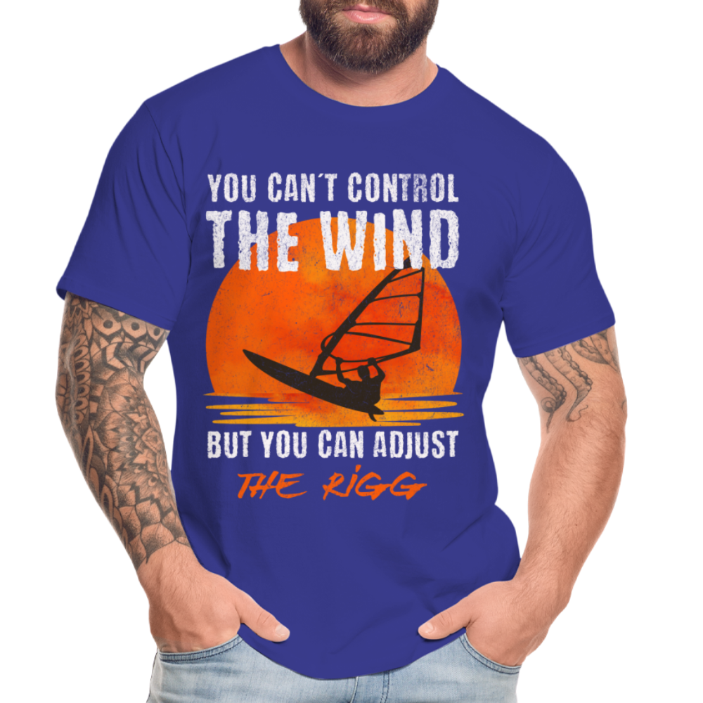 Männer Premium T-Shirt -you can´t control the wind- - Königsblau