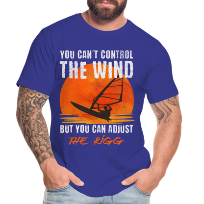 Männer Premium T-Shirt -you can´t control the wind- - Königsblau