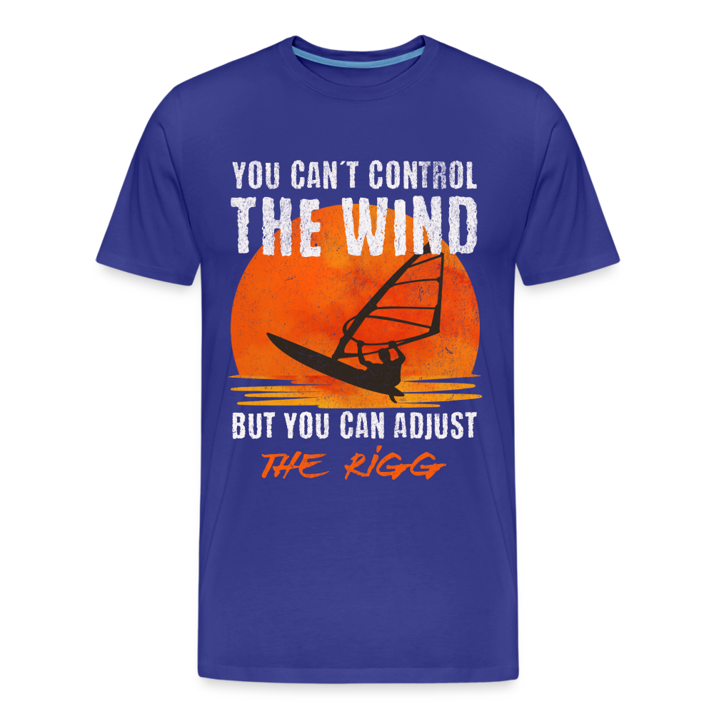 Männer Premium T-Shirt -you can´t control the wind- - Königsblau