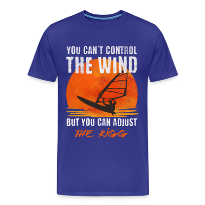 Männer Premium T-Shirt -you can´t control the wind- - Königsblau