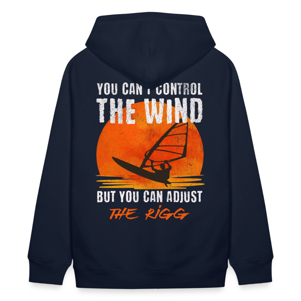 Unisex Bio-Hoodie -you can´t control the wind- - Navy