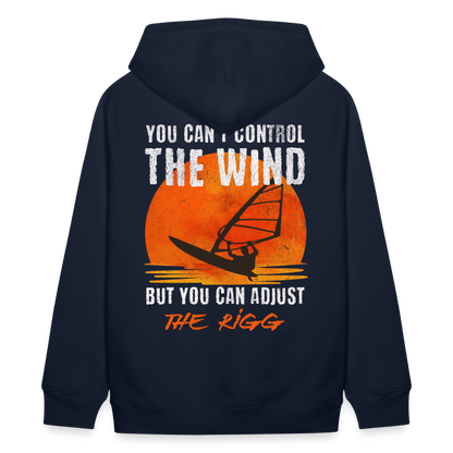 Unisex Bio-Hoodie -you can´t control the wind- - Navy