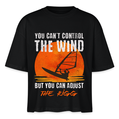 Frauen Bio-T-Shirt Nova -you can´t control the wind- - Schwarz