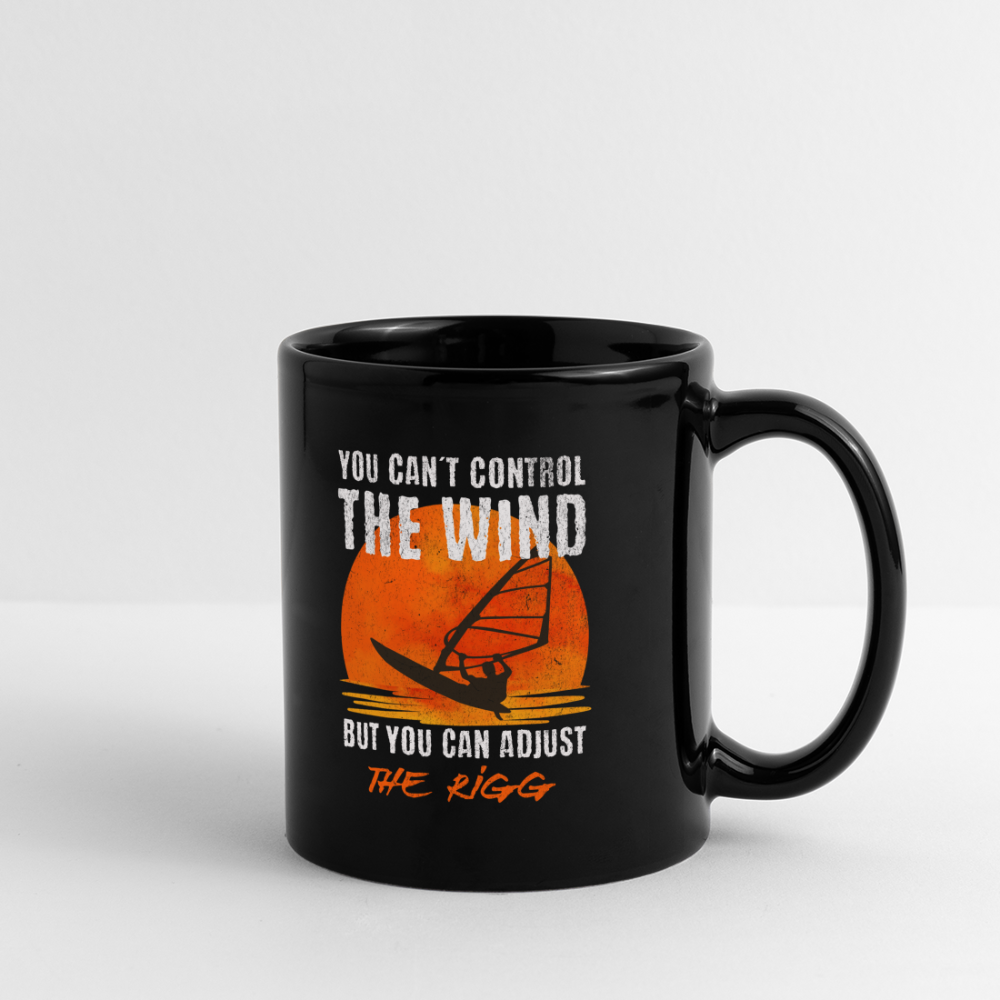 Tasse -you can´t control the wind- - Schwarz