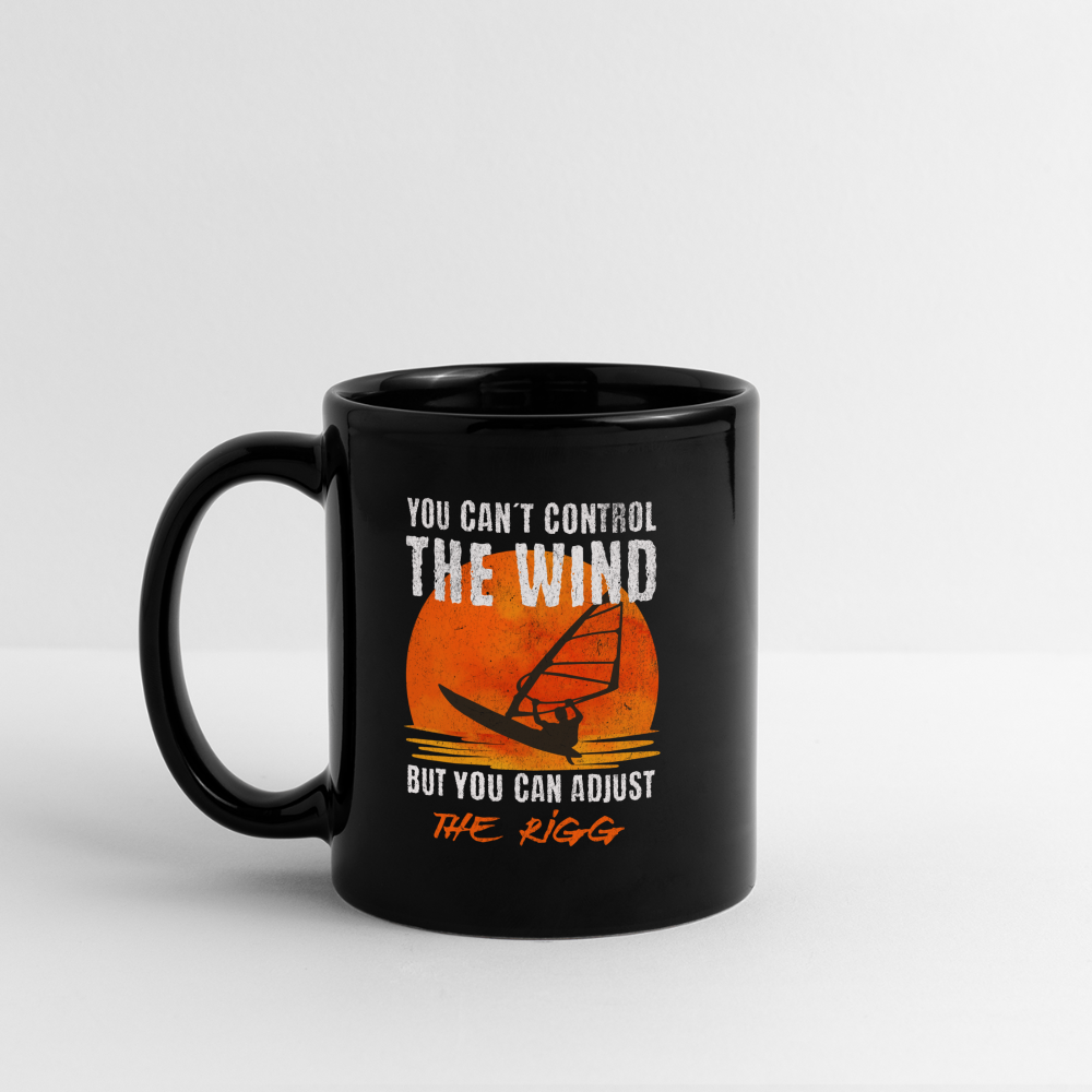 Tasse -you can´t control the wind- - Schwarz