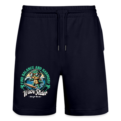 Unisex Bio Joggingshorts -wave rider- - Dark navy