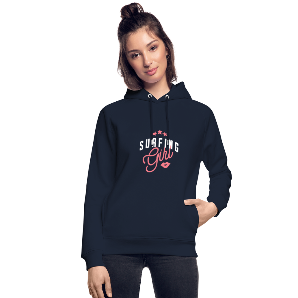 Unisex Bio-Hoodie -surfing girl- - Navy