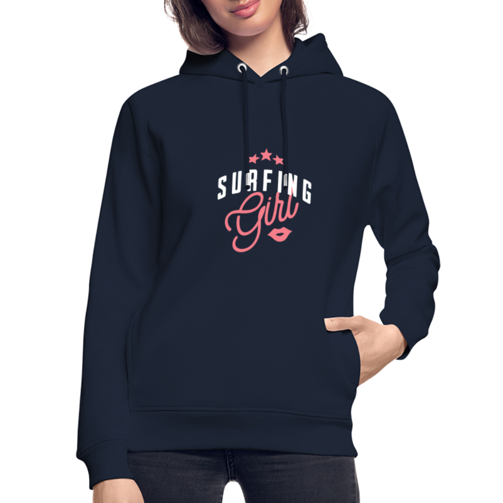 Unisex Bio-Hoodie -surfing girl- - Navy