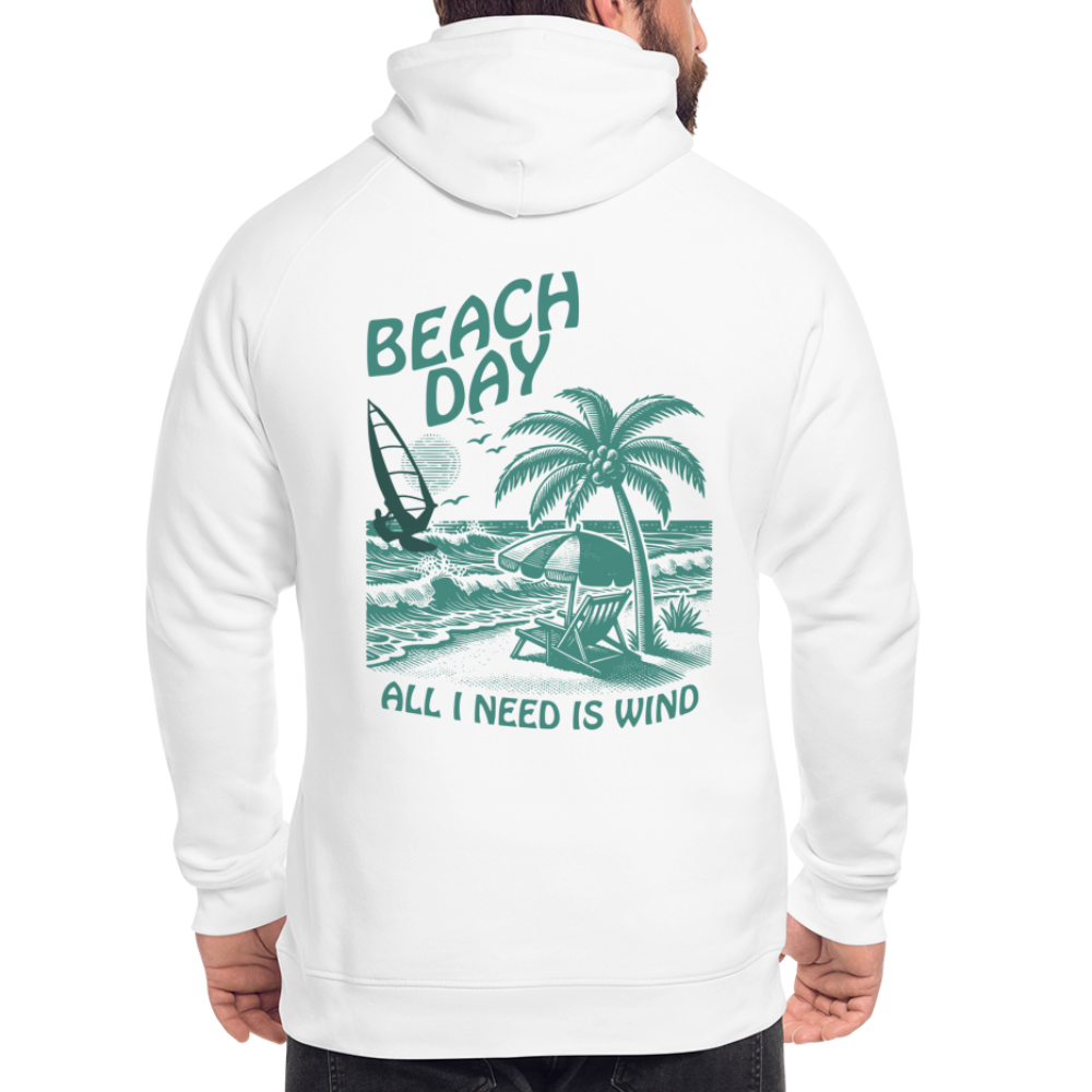 Unisex Bio-Hoodie -beach day- - Weiß