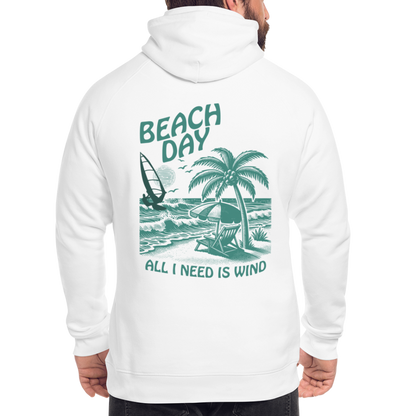 Unisex Bio-Hoodie -beach day- - Weiß