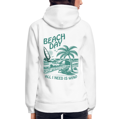 Unisex Bio-Hoodie -beach day- - Weiß