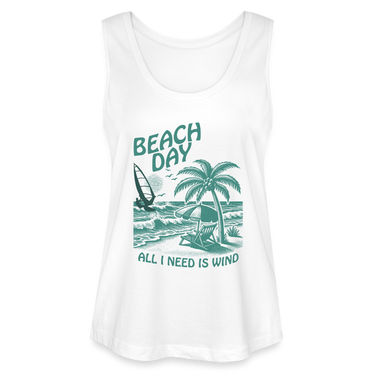 Frauen Bio Tank Top MINTER -beach day- - Weiß