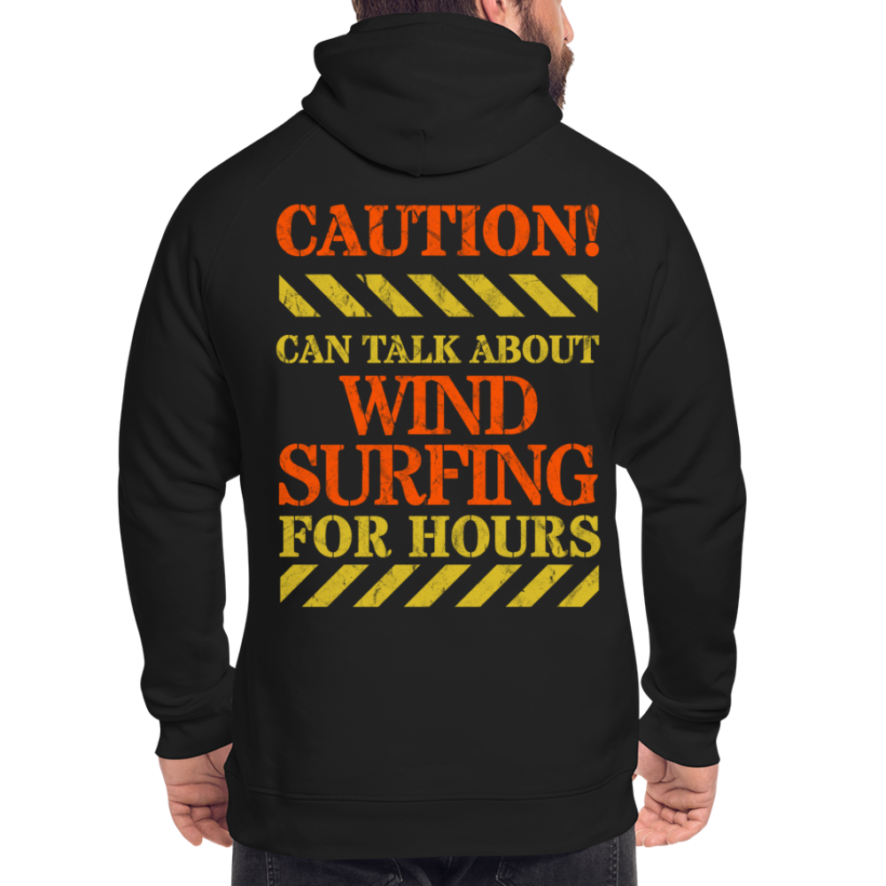 Unisex Bio-Hoodie -caution- - Schwarz