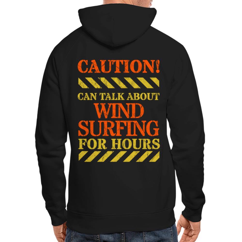 Unisex Bio-Hoodie -caution- - Schwarz