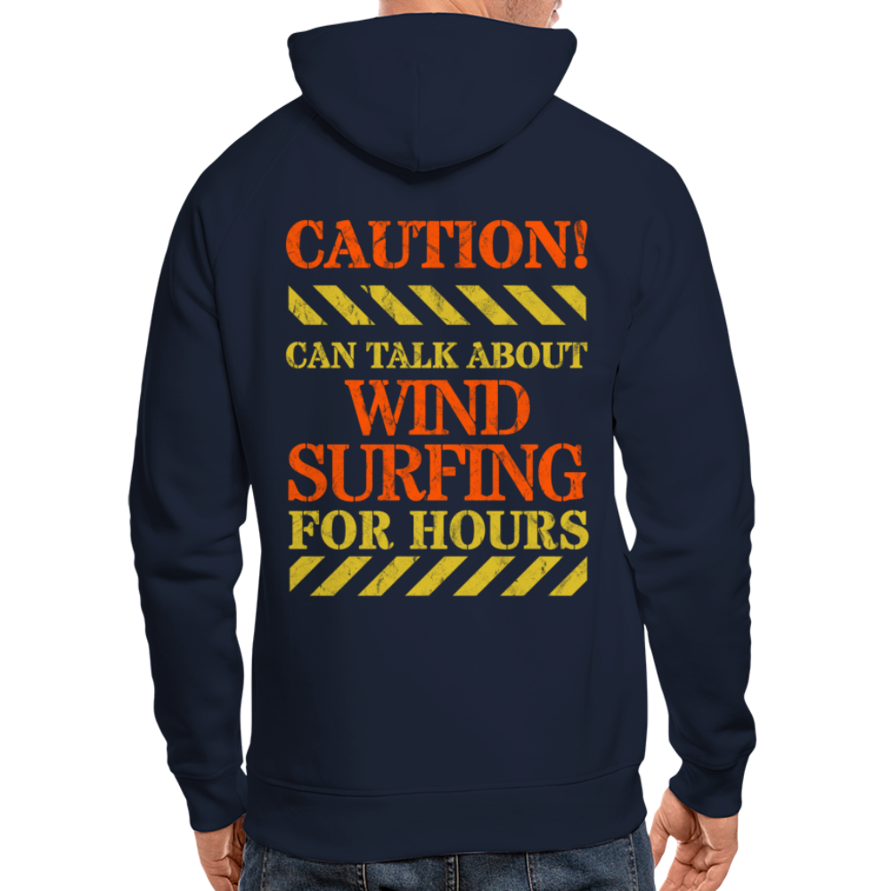 Unisex Bio-Hoodie -caution- - Navy