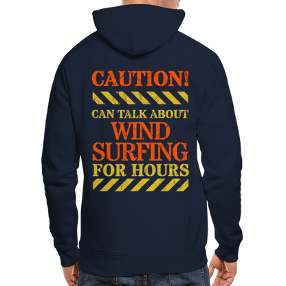 Unisex Bio-Hoodie -caution- - Navy