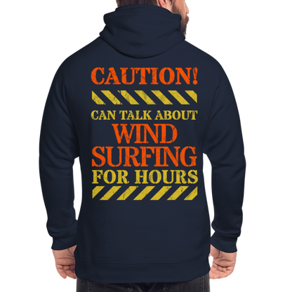 Unisex Bio-Hoodie -caution- - Navy